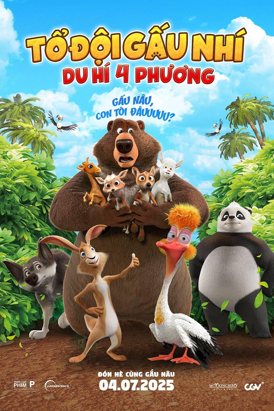 TỔ ĐỘI GẤU NHÍ: DU HÍ 4 PHƯƠNG-P