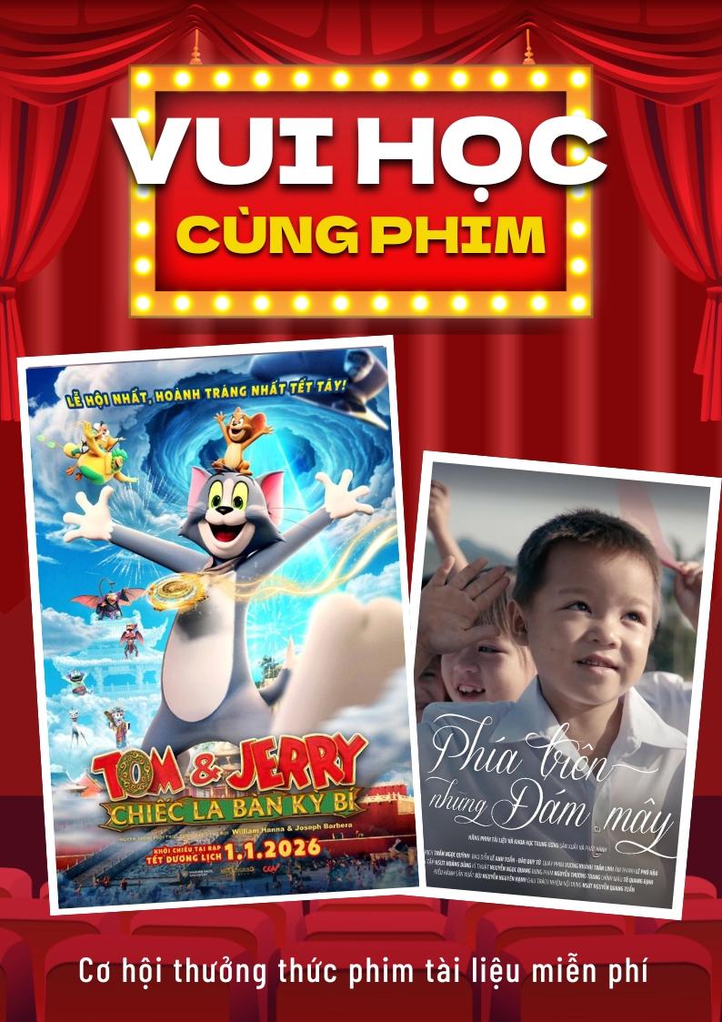 TOM & JERRY: CHIẾC LA BÀN KỲ BÍ (Lồng tiếng) - P + PHÍA TRÊN NHỮNG ĐÁM MÂY (PHIM TÀI LIỆU)